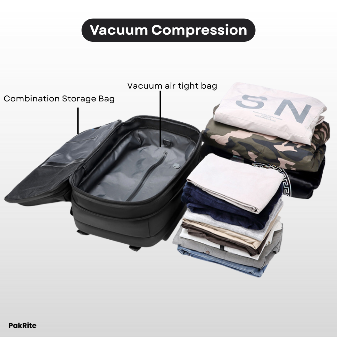 PakRite - Vacuum Compression Backpack