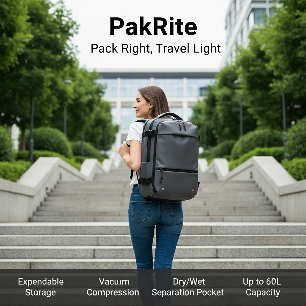 PakRite - Vacuum Compression Backpack