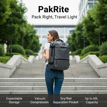 PakRite - Vacuum Compression Backpack